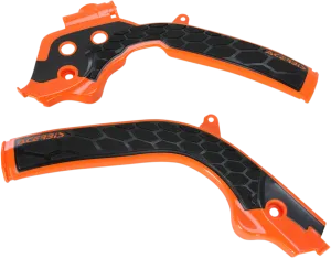 ACERBIS X-Grip Frame Guards - '16 Orange/Black 2449535225