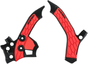 ACERBIS X-Grip Frame Guards - Black/Red 2726851042