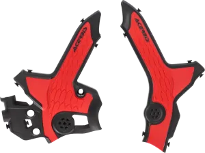 ACERBIS X-Grip Frame Guards - Black/Red - CRF300 2979621042