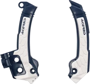 ACERBIS X-Grip Frame Guards - Blue/White 2979601006