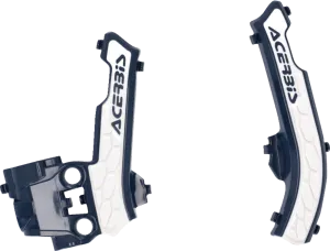 ACERBIS X-Grip Frame Guards - Blue/White 2979611006