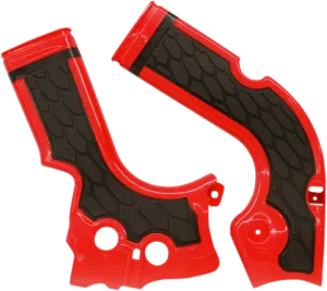 ACERBIS X-Grip Frame Guards - Red/Black 2374241018