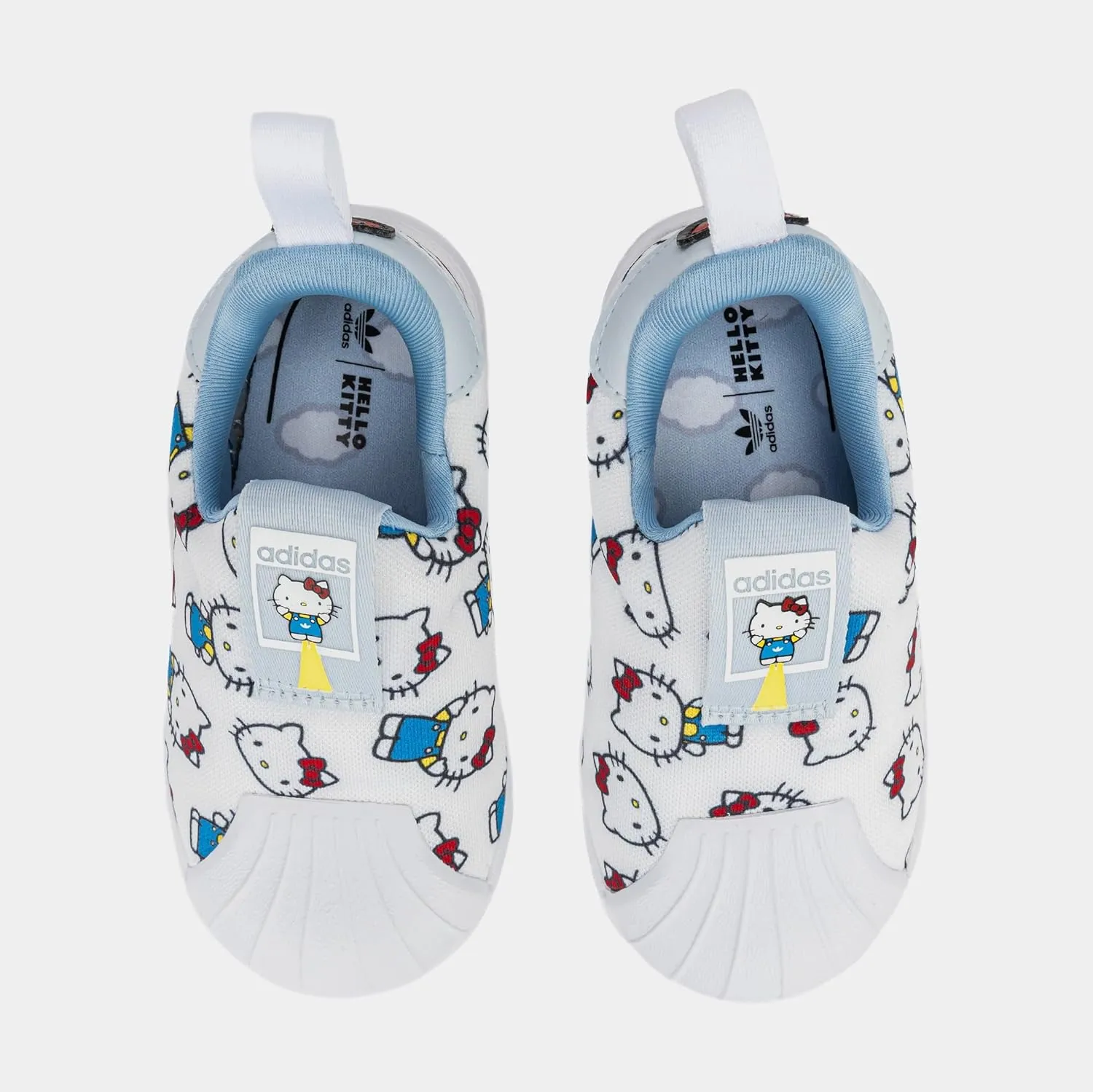 adidas Hello Kitty x Superstar 360 Infant Toddler Lifestyle Shoes (White/Blue)