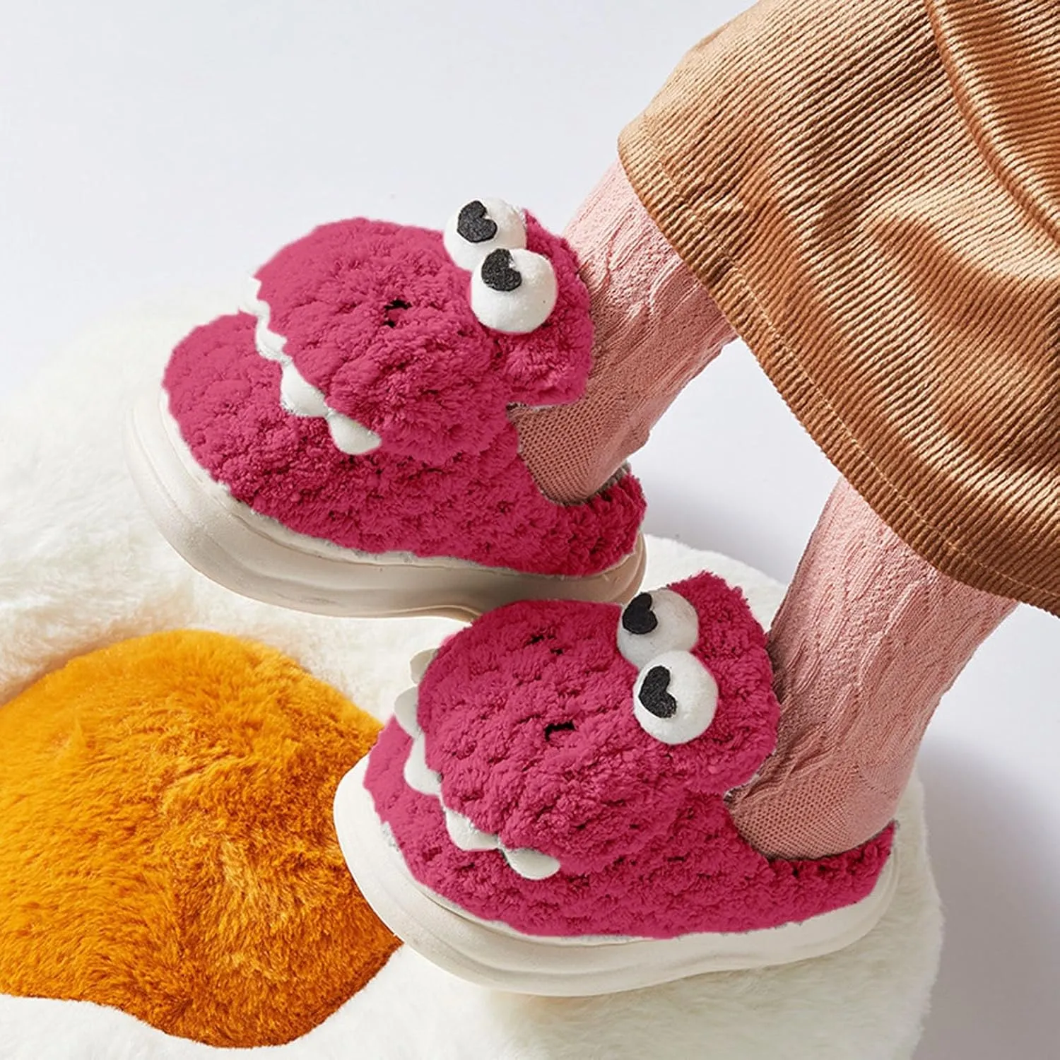 Bedroom Slippers for Kids Cotton Slippers Girls Boys Slippers Memory Foam Comfy House Slippers Winter Indoor Slipper