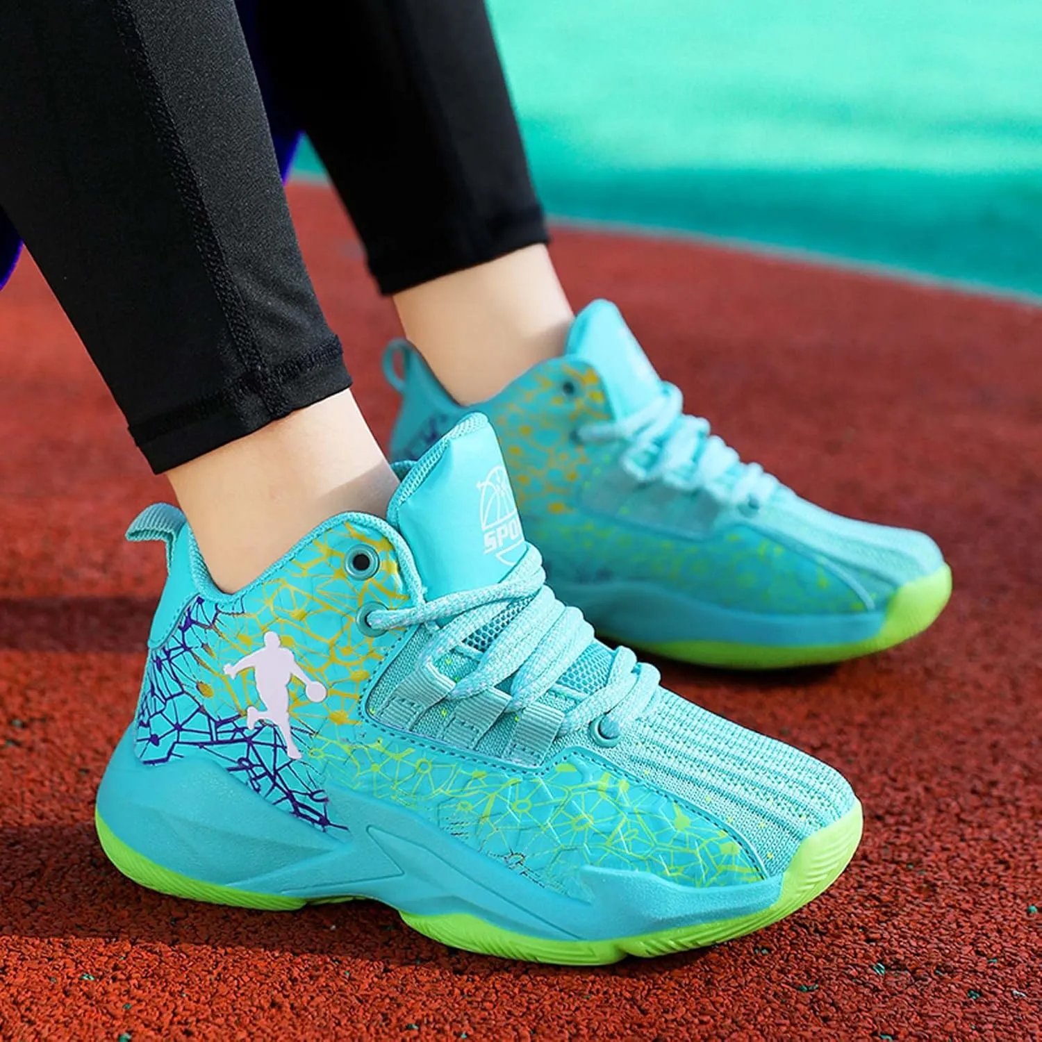 Boys and Kids Basketball Shoes Lightweight Fashion Sneakers
