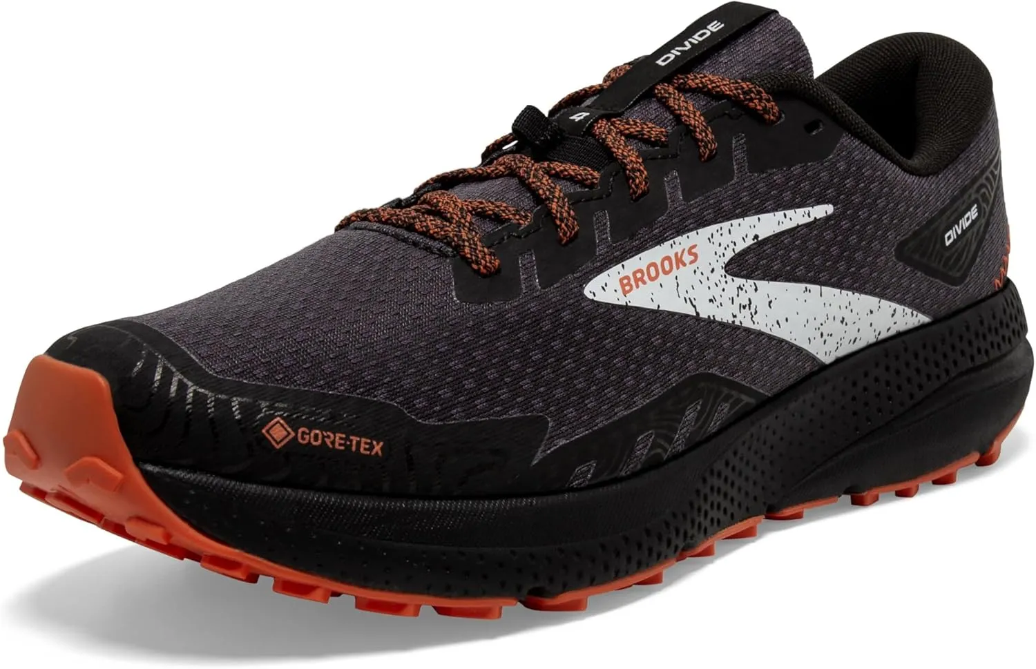 Brooks Mens Divide 4 GTX Waterproof Trail Running Shoe