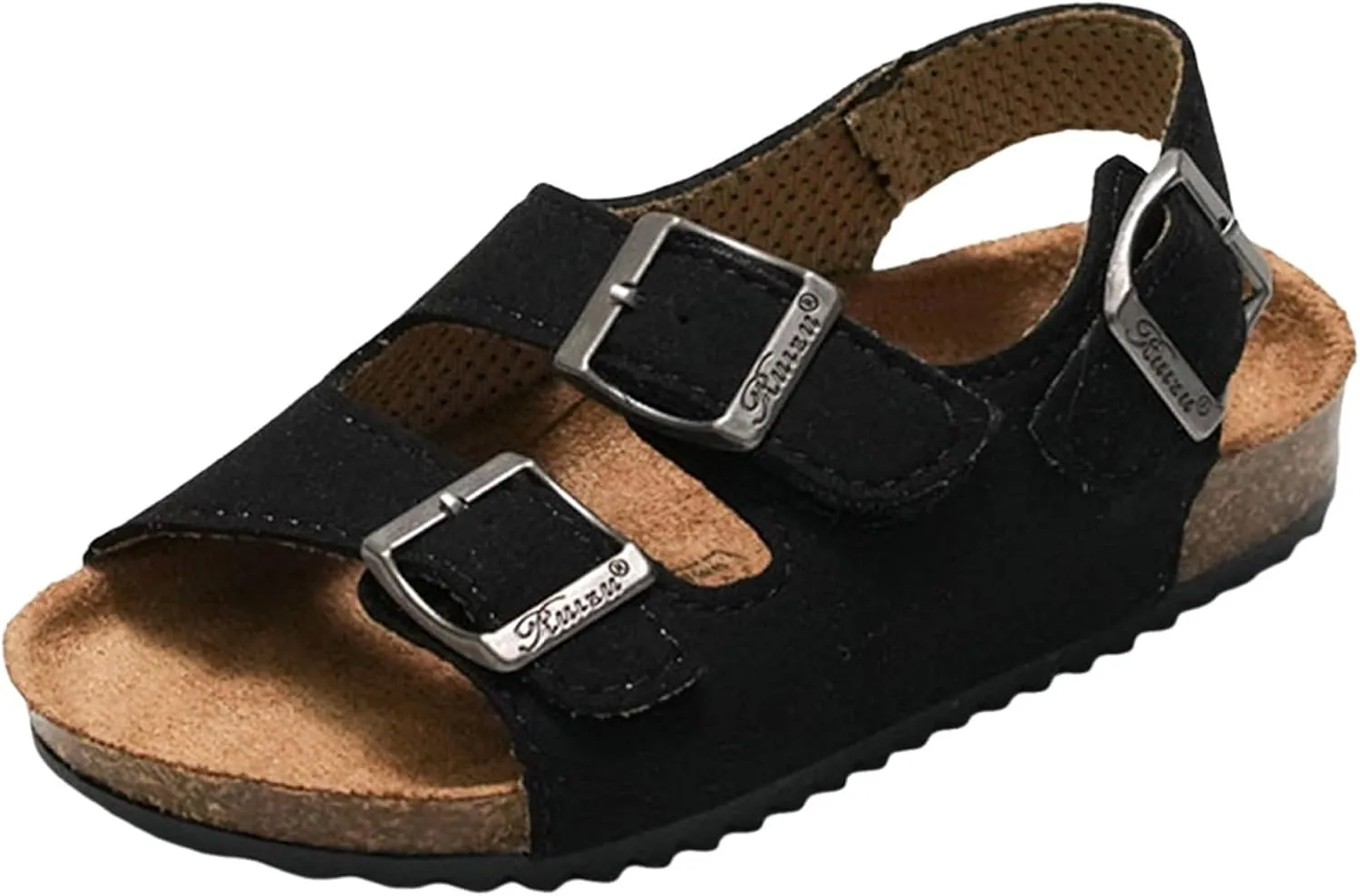Comfortable Boys Kids Sandals Outdoor Shoes Rui Foot Spring And Summer Children Boys Girls Cork Sandals One Word Shoes Flip Flops Beach Double Ring
