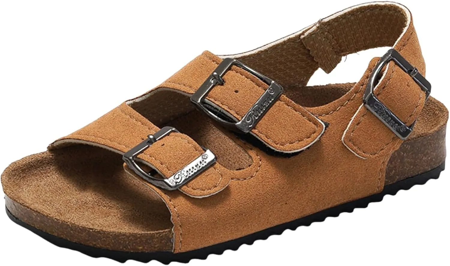 Comfortable Boys Kids Sandals Outdoor Shoes Rui Foot Spring And Summer Children Boys Girls Cork Sandals One Word Shoes Flip Flops Beach Double Ring