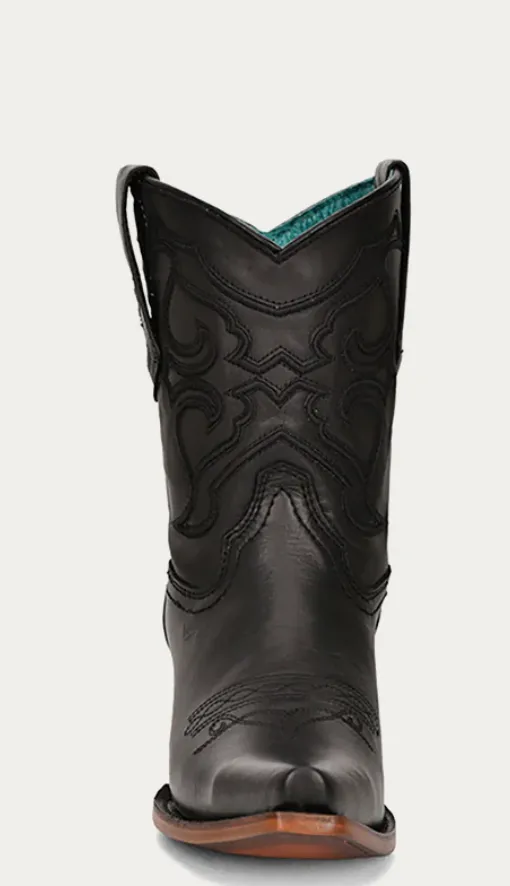 CORRAL LADIES SHORTIE BLACK BOOTS STYLE Z5111