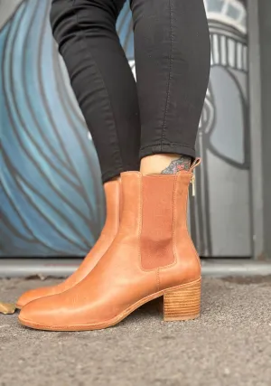 Dowell Boots - Brandy Natural Leather