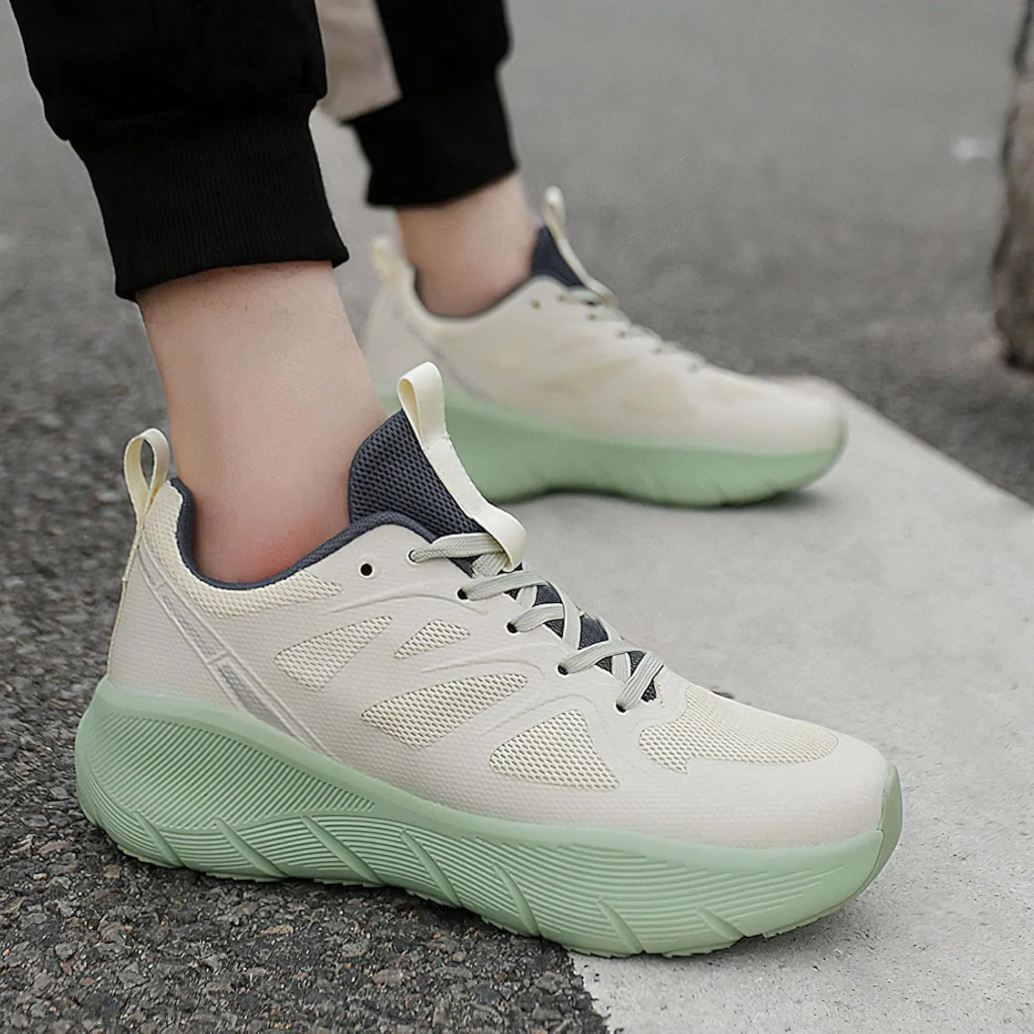 Exusiai Men's Women's Walking Running Shoes Fashion Basketball Sneakers Minimalist Breathable Non Slip Comfortable Tennis Athletic Casual Outdoor Fitness