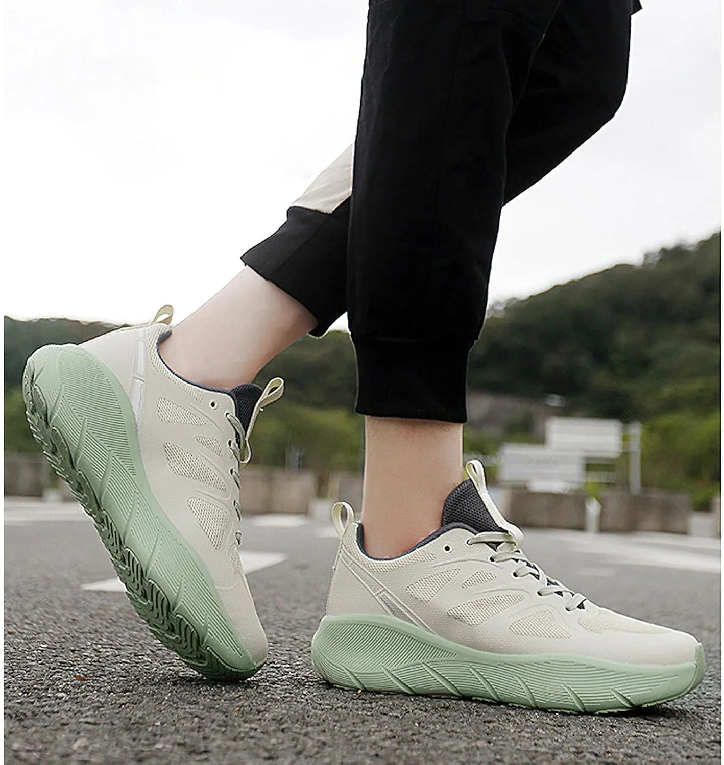 Exusiai Men's Women's Walking Running Shoes Fashion Basketball Sneakers Minimalist Breathable Non Slip Comfortable Tennis Athletic Casual Outdoor Fitness