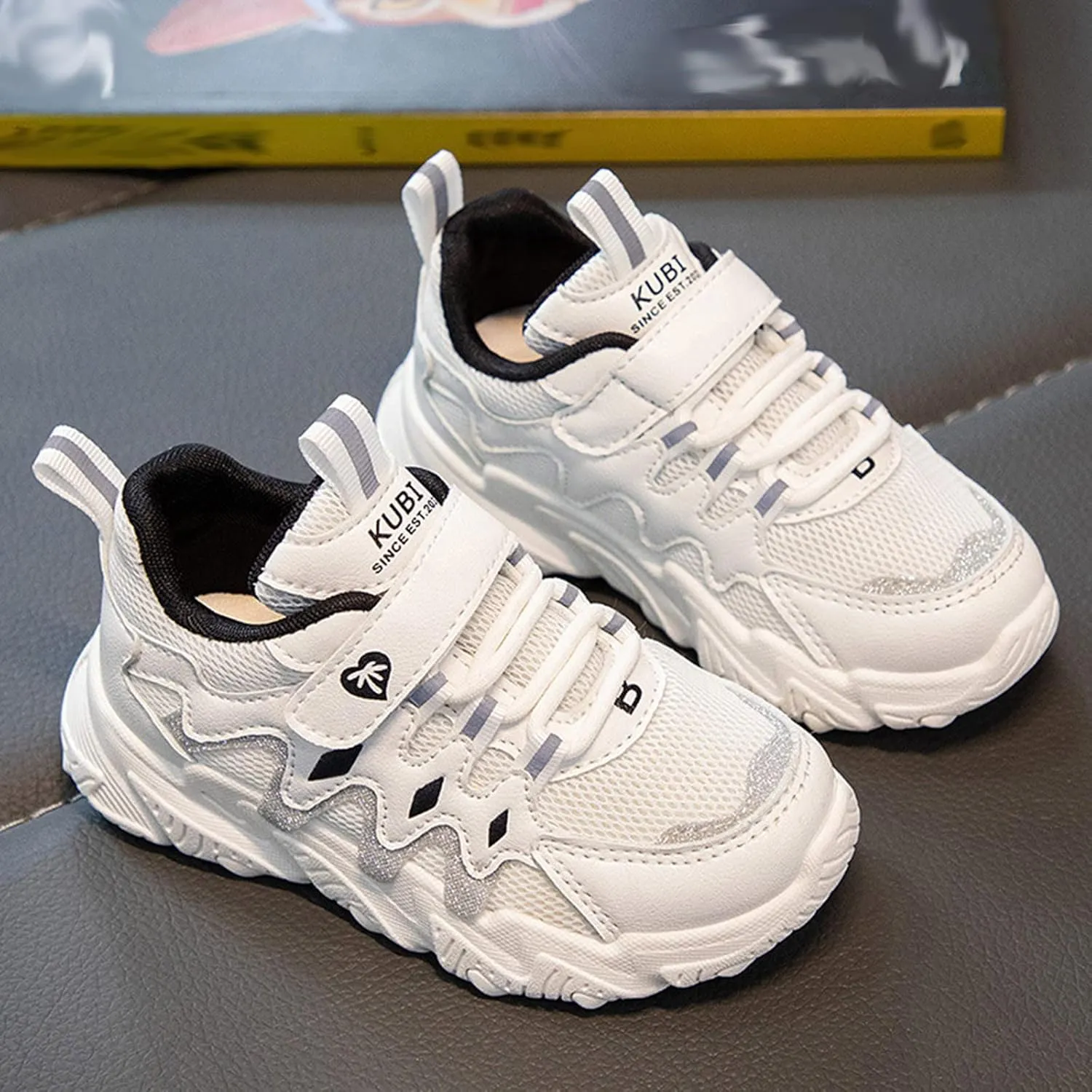 IWIHMIV Boys Girls Shoes Kids Tennis Running Sports Athletic Running Shoes for Kids Girls Comfortable Walking Shoes