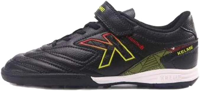 KELME Laceless Soccer Cleats Youth and Kids ?C Futsal or Turf Soccer Shoes for Boys/Girls ?C Indoor or Outdoor Velcro Football Boots