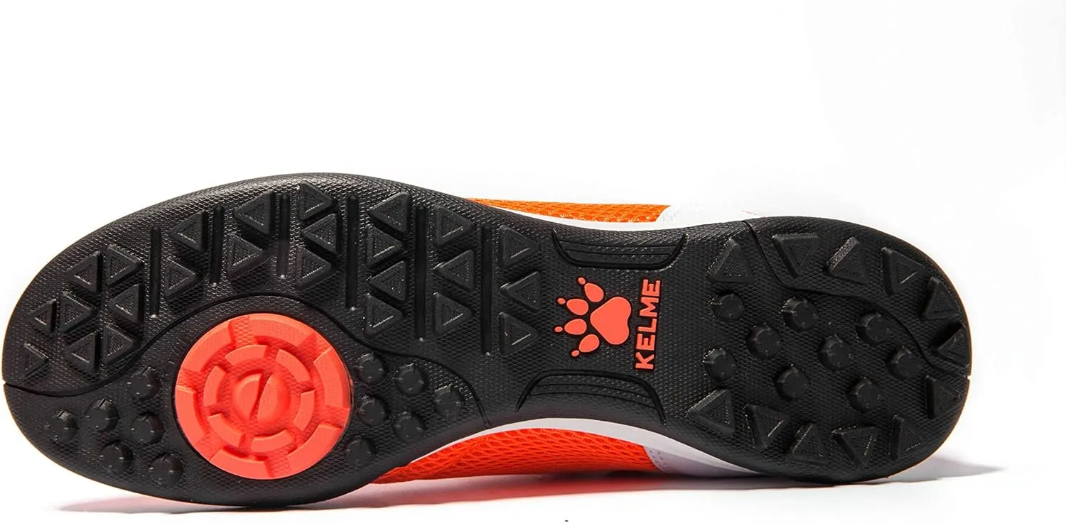 KELME Laceless Soccer Cleats Youth and Kids ?C Futsal or Turf Soccer Shoes for Boys/Girls ?C Indoor or Outdoor Velcro Football Boots