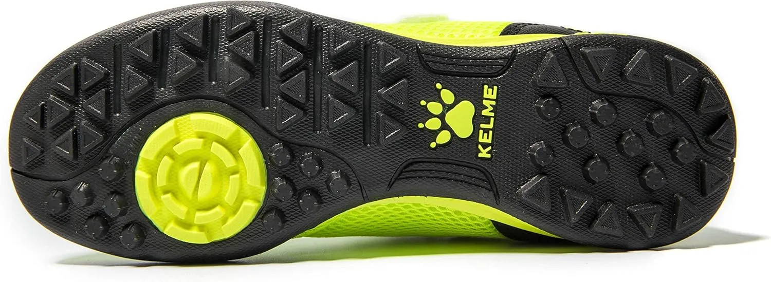 KELME Laceless Soccer Cleats Youth and Kids ?C Futsal or Turf Soccer Shoes for Boys/Girls ?C Indoor or Outdoor Velcro Football Boots