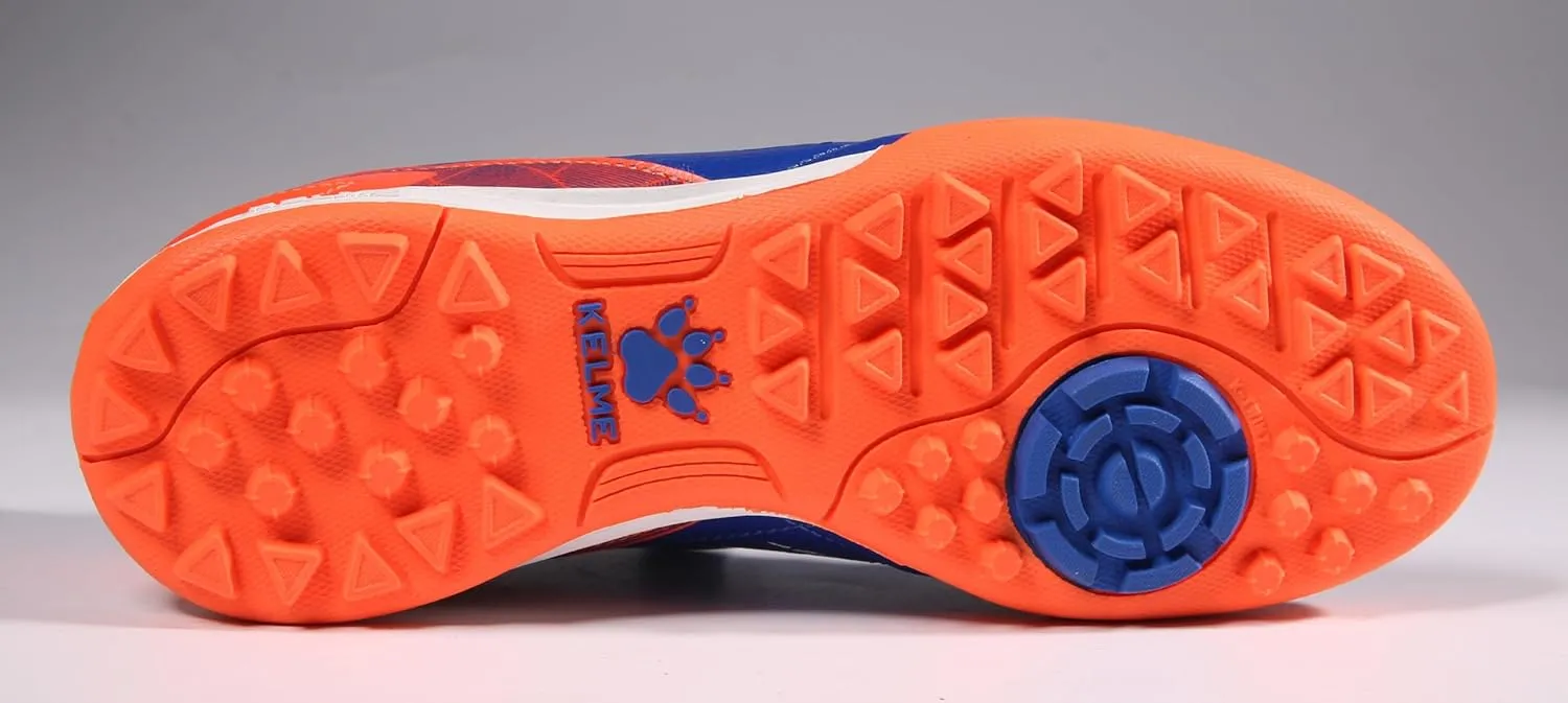 KELME Laceless Soccer Cleats Youth and Kids ?C Futsal or Turf Soccer Shoes for Boys/Girls ?C Indoor or Outdoor Velcro Football Boots