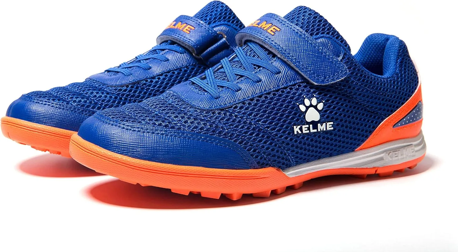 KELME Laceless Soccer Cleats Youth and Kids ?C Futsal or Turf Soccer Shoes for Boys/Girls ?C Indoor or Outdoor Velcro Football Boots