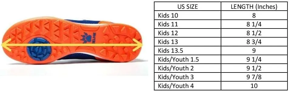 KELME Laceless Soccer Cleats Youth and Kids ?C Futsal or Turf Soccer Shoes for Boys/Girls ?C Indoor or Outdoor Velcro Football Boots