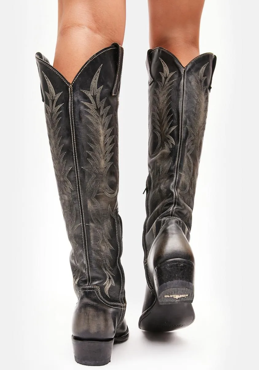 Mayra Leather Cowboy Boots