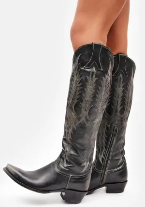 Mayra Leather Cowboy Boots