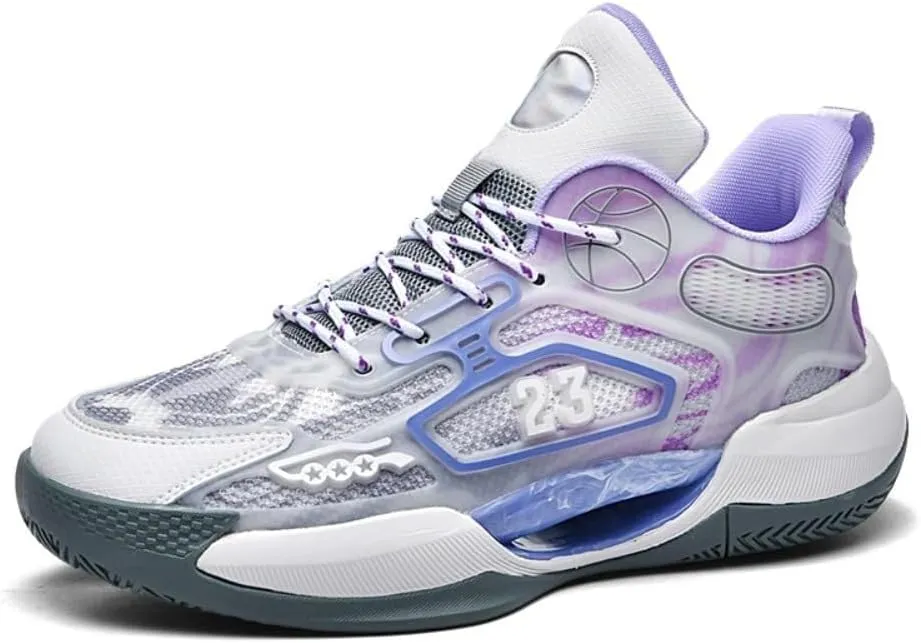Men's Basketball Shoes are Non Slip Breathable, Wear-Resistant, Fashionable Comfortable Outdoor Sports Basketball Boots