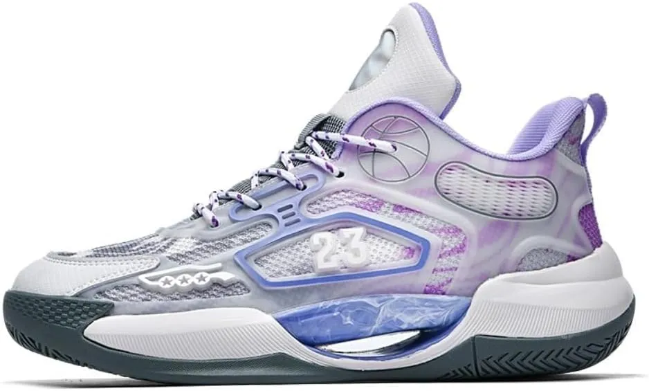 Men's Basketball Shoes are Non Slip Breathable, Wear-Resistant, Fashionable Comfortable Outdoor Sports Basketball Boots