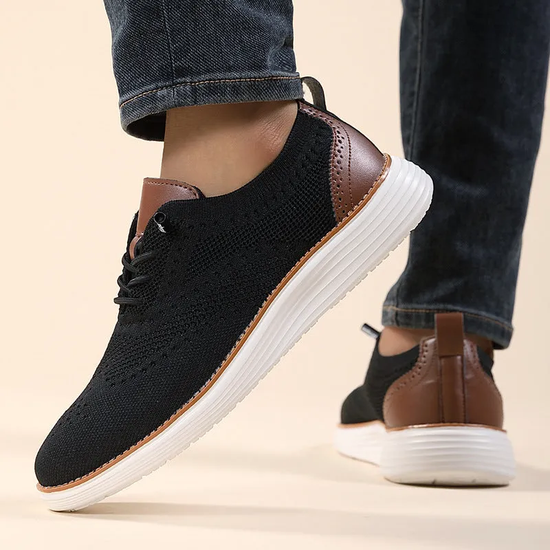 Men's Casual Breathable Flyknit Shoes