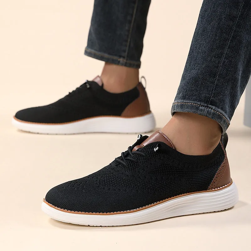 Men's Casual Breathable Flyknit Shoes