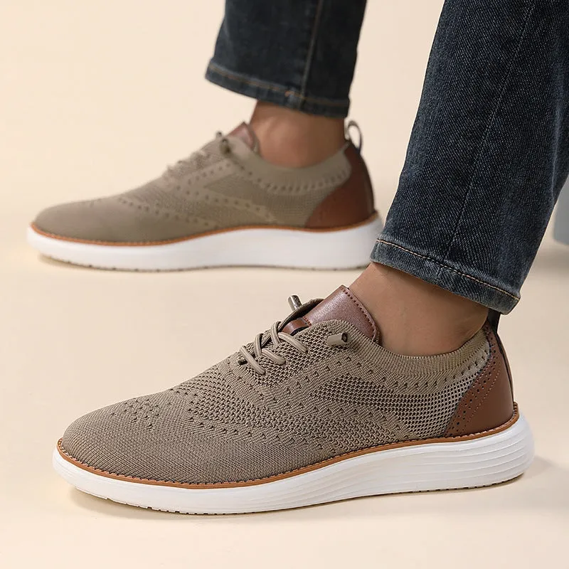 Men's Casual Breathable Flyknit Shoes