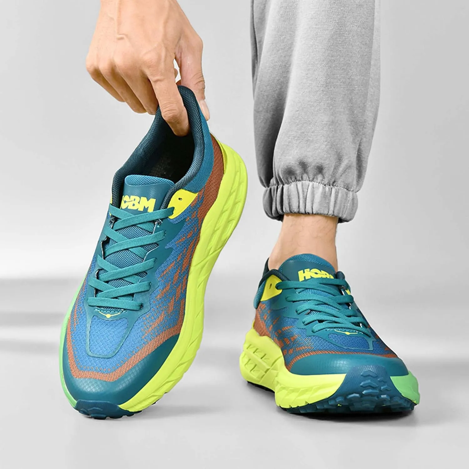 Men's Four Seasons Cushioned Running Shoes - Fashionable Casual Sports Shoes - Breathable Fitness Shoes - Comfortable Outdoor Sports Shoes