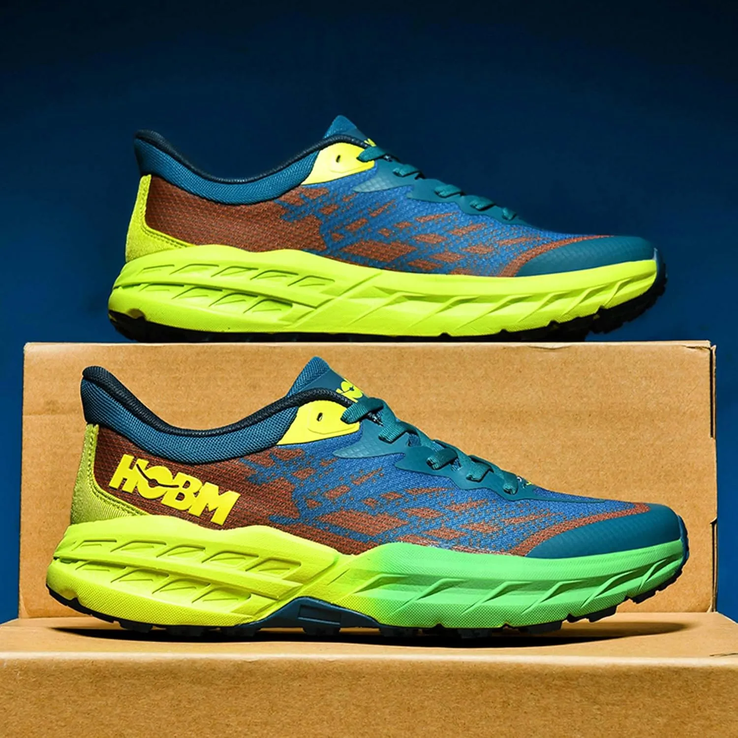 Men's Four Seasons Cushioned Running Shoes - Fashionable Casual Sports Shoes - Breathable Fitness Shoes - Comfortable Outdoor Sports Shoes
