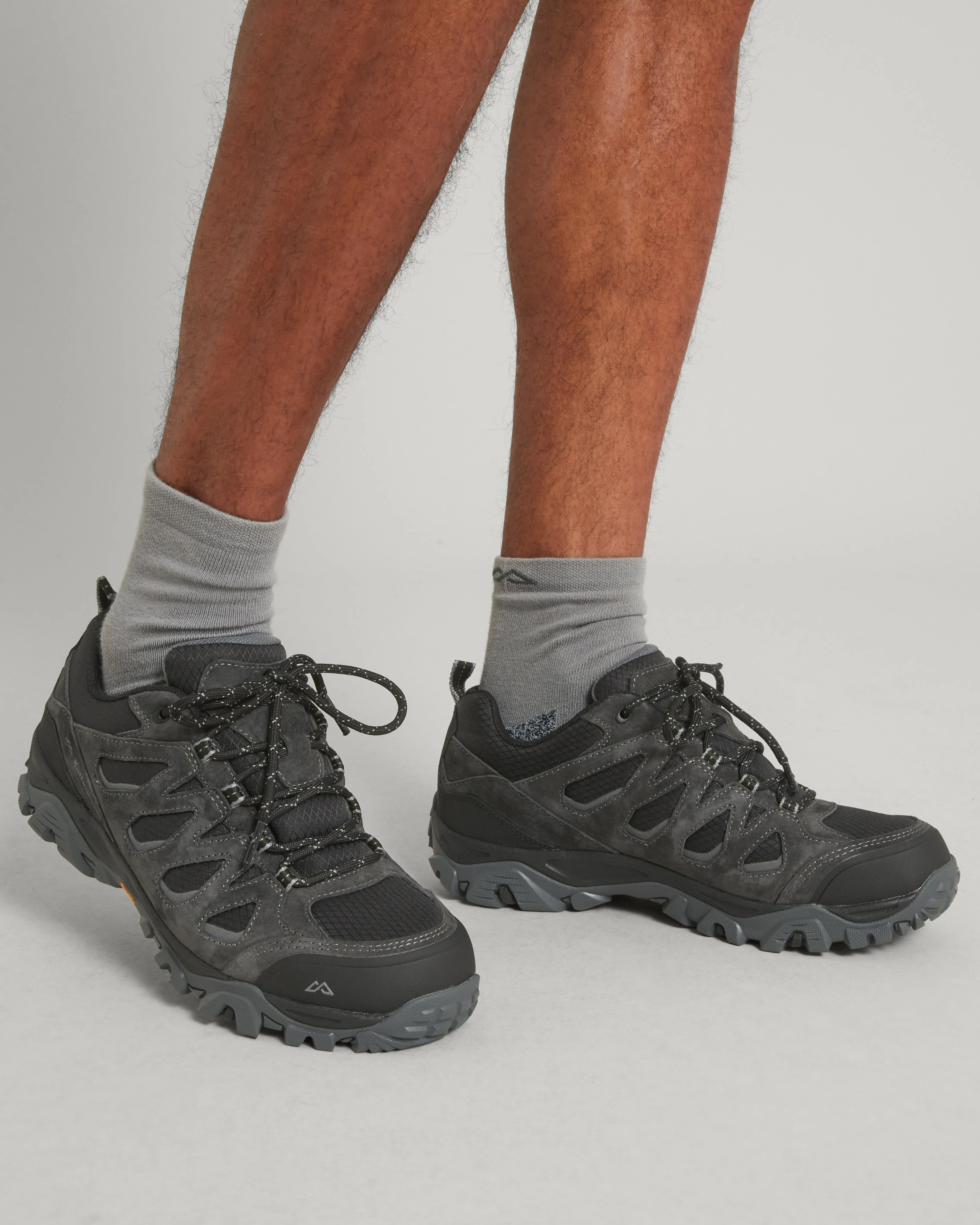 Men's Mornington Waterproof Hiking Shoes - Black/Black Sea