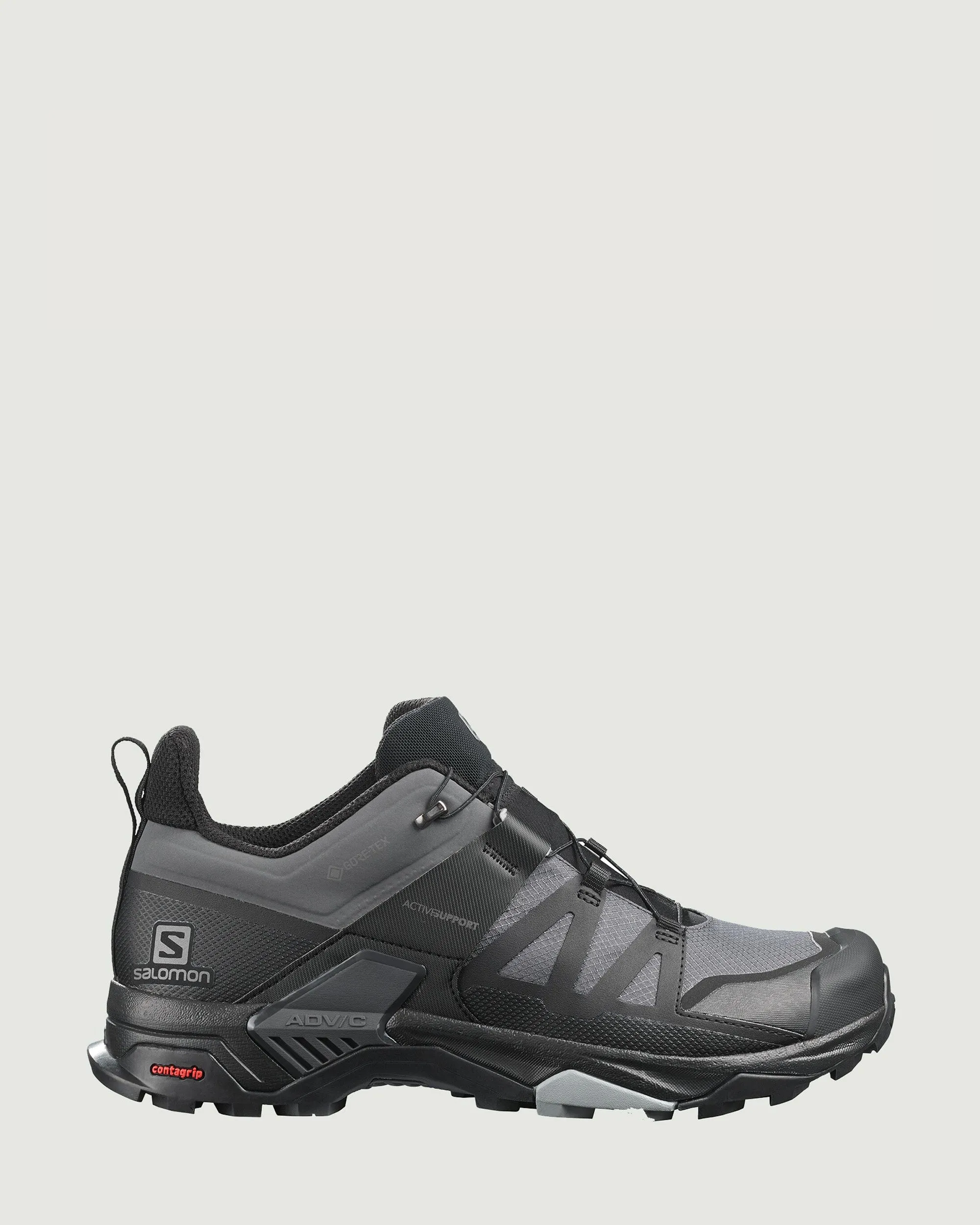 Men's Salomon X Ultra 4 GTX Hiking Shoes - Magnet/Black/Monument
