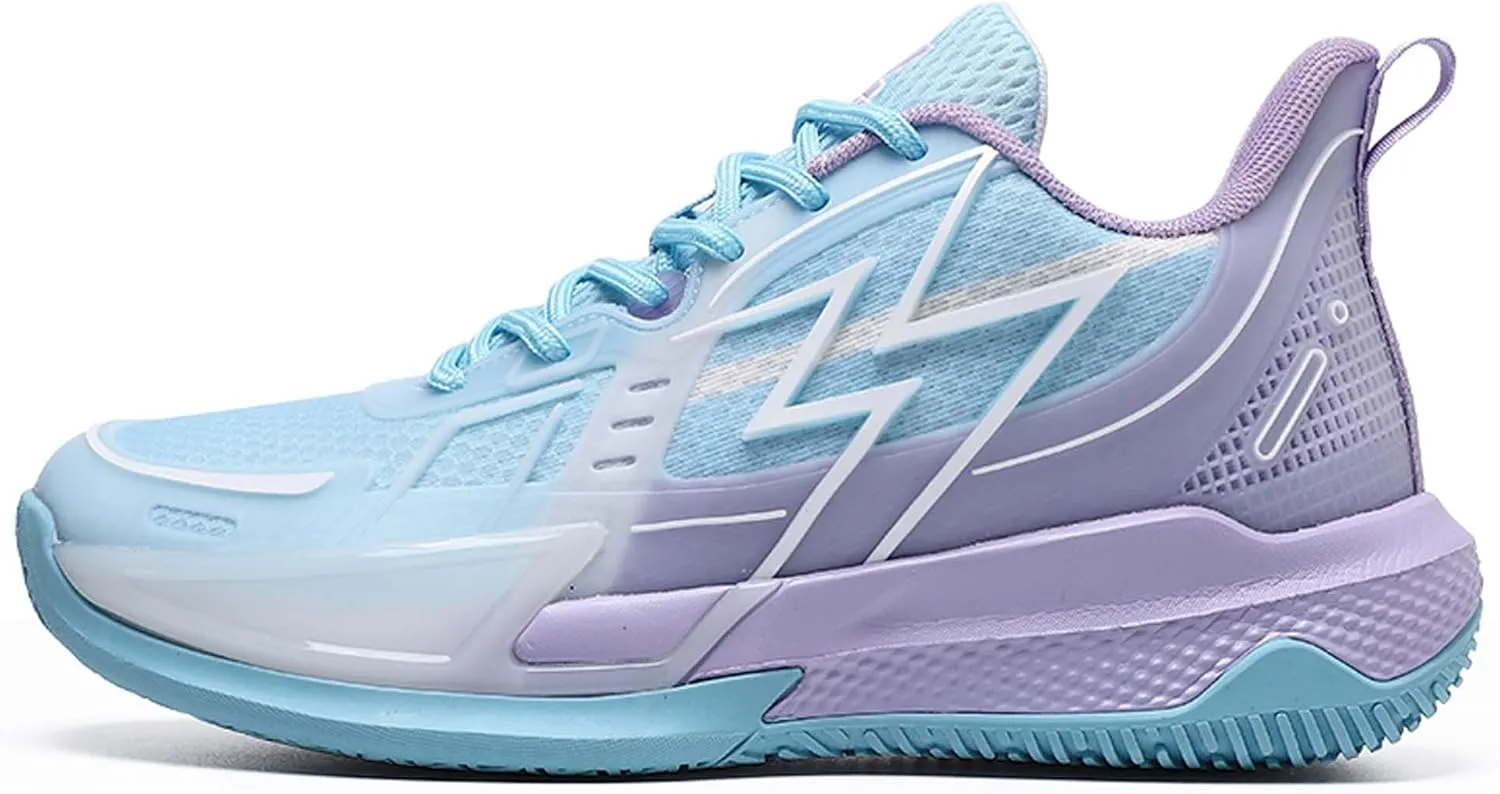 Middle School and Youth Basketball Shoes, Unisex Fashion Sports Basketball Shoes, Breathable Outdoor Cushioning Sports Shoes