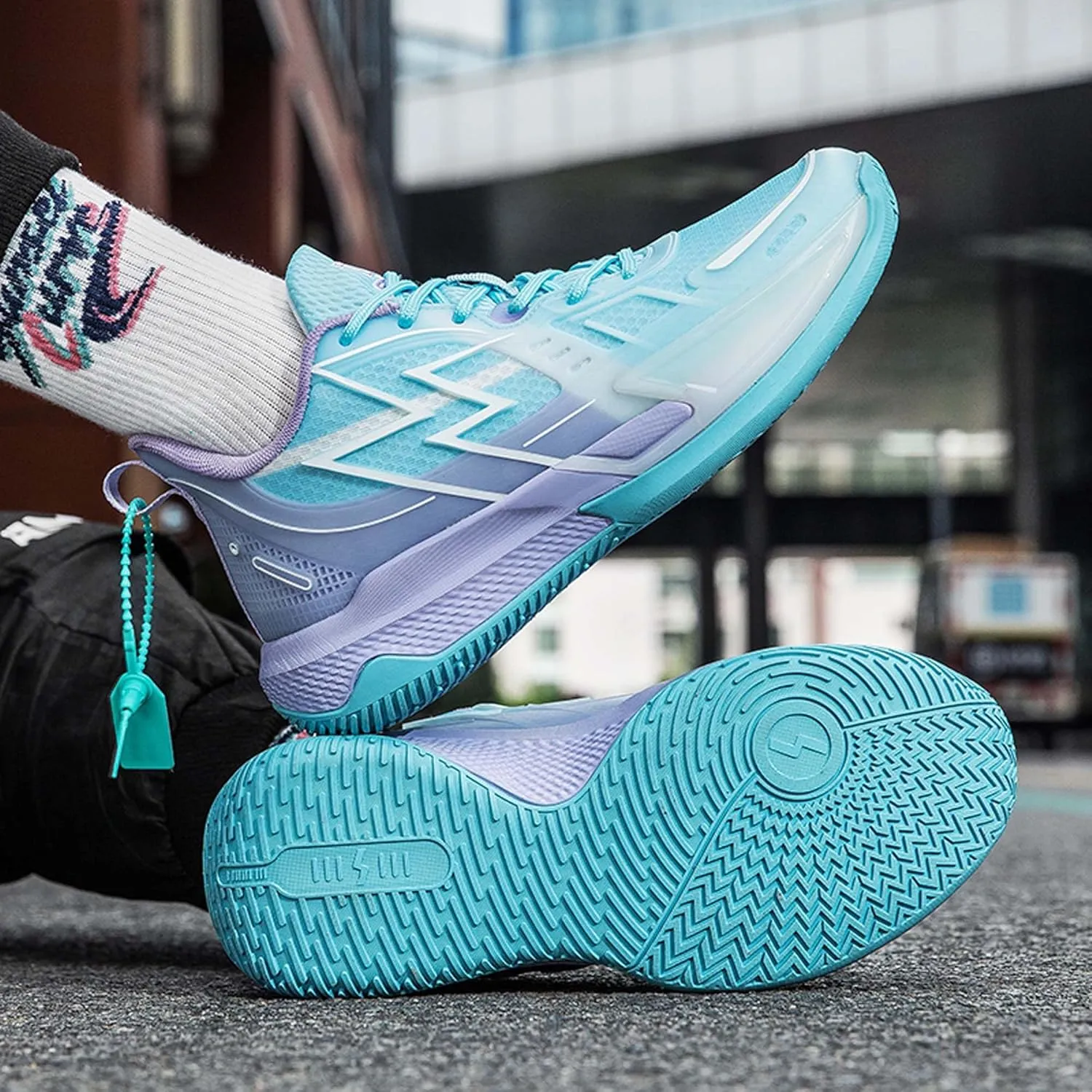 Middle School and Youth Basketball Shoes, Unisex Fashion Sports Basketball Shoes, Breathable Outdoor Cushioning Sports Shoes