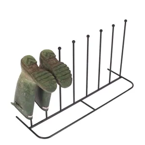 Neo Steel Black Powder Coated Boot Rack - Holds 4 Pairs