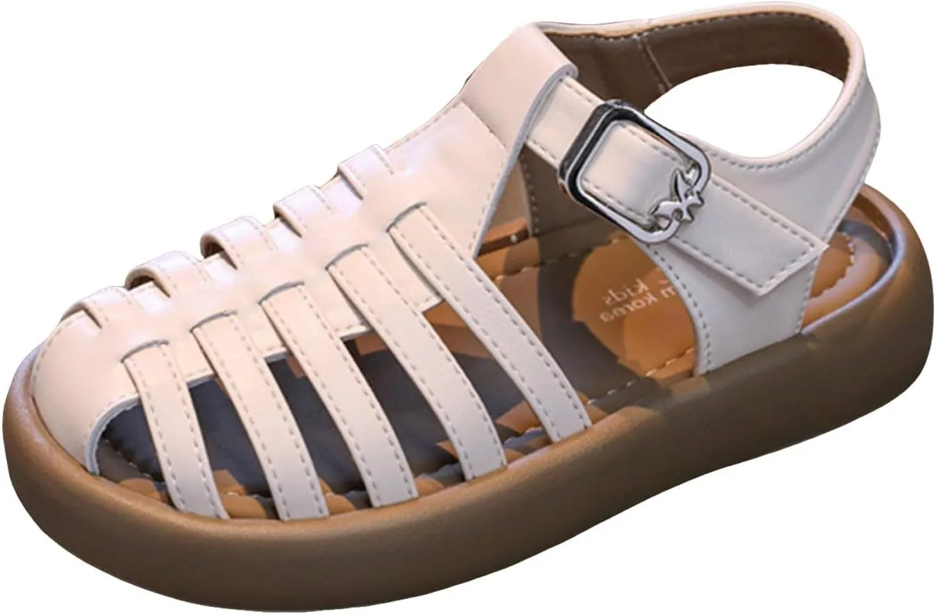 New Comfortable Sandals for Girls in Summer with Soft Sole and Durable Properties Little Girl White Girls Sandlas