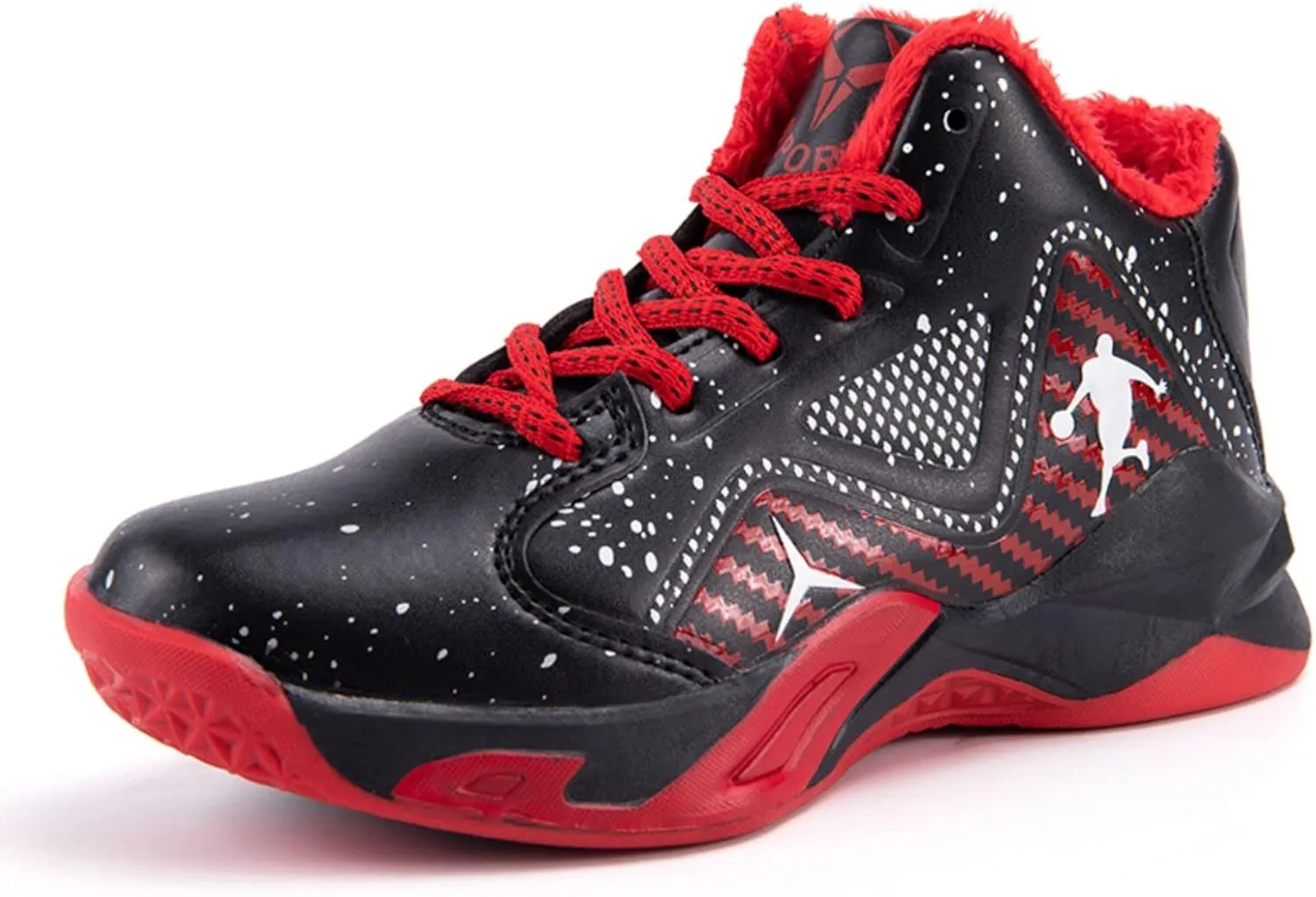 New Plush Fashion Children's Basketball Shoes