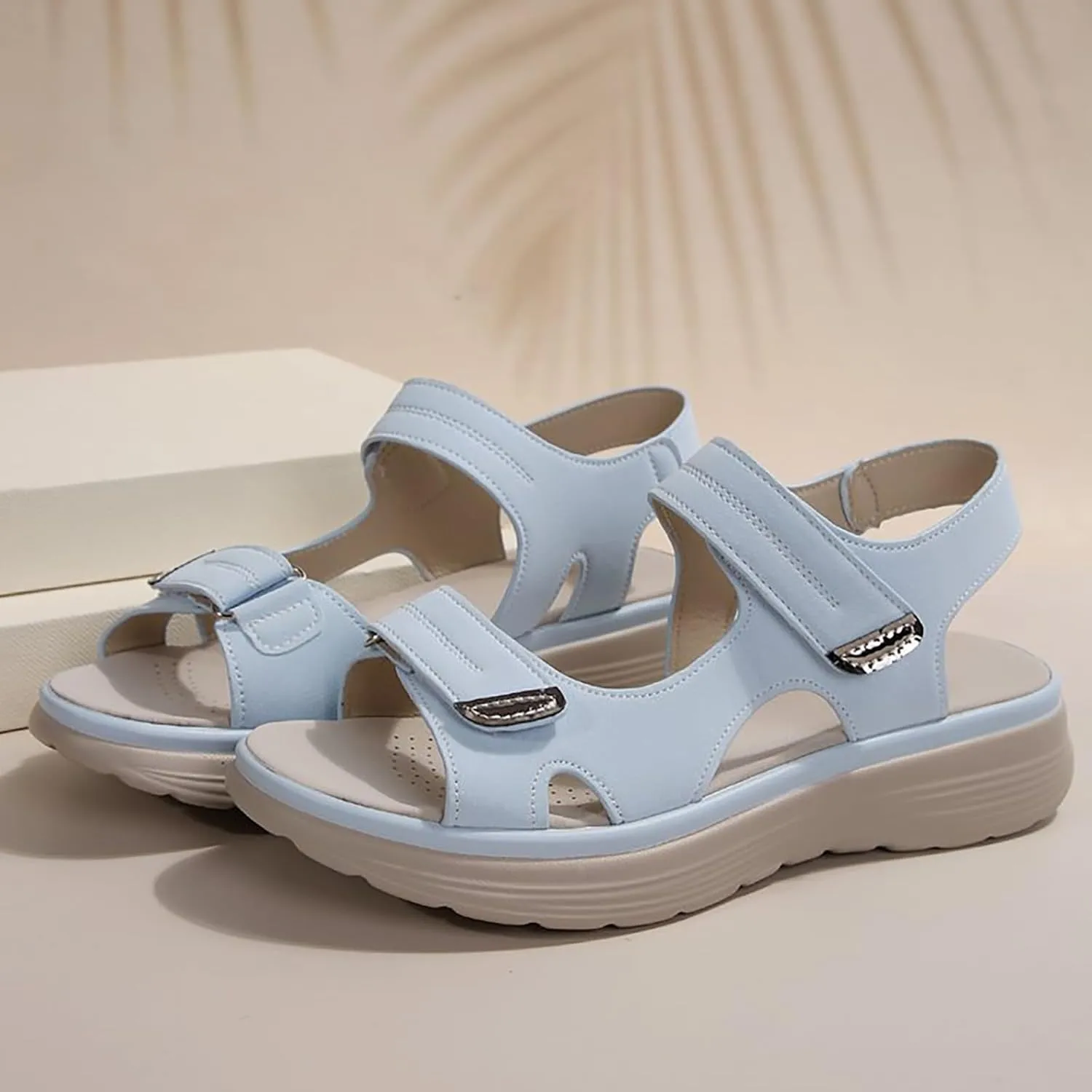 Orthopedic Sandals for Women Arch Support Dressy Comfortable Walking Sandals Soft Cushion Foam Sport Sandal Wide Width Dress Shoes Recovery Athletic Travel Summer Shoes