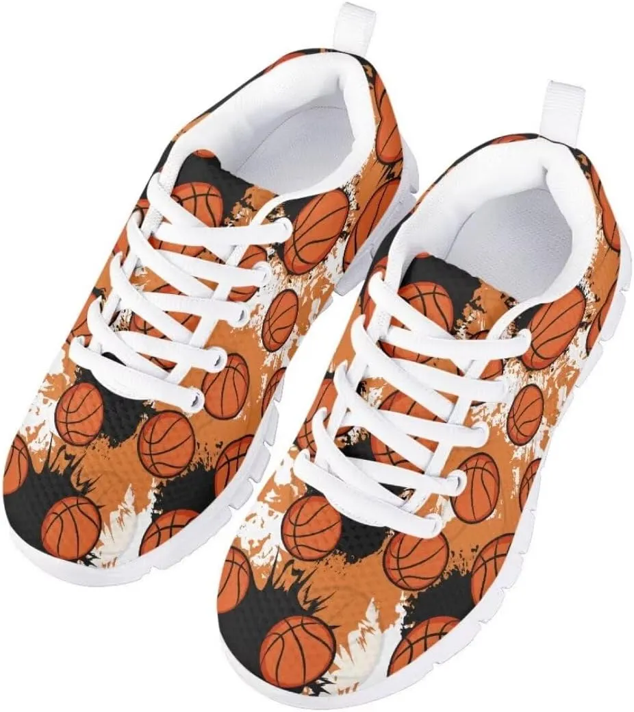 Pinupub Kids Running Shoe for Boys Girls Lace-up Running Tennis Sneakers Casual Sports Shoes