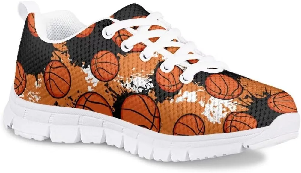 Pinupub Kids Running Shoe for Boys Girls Lace-up Running Tennis Sneakers Casual Sports Shoes