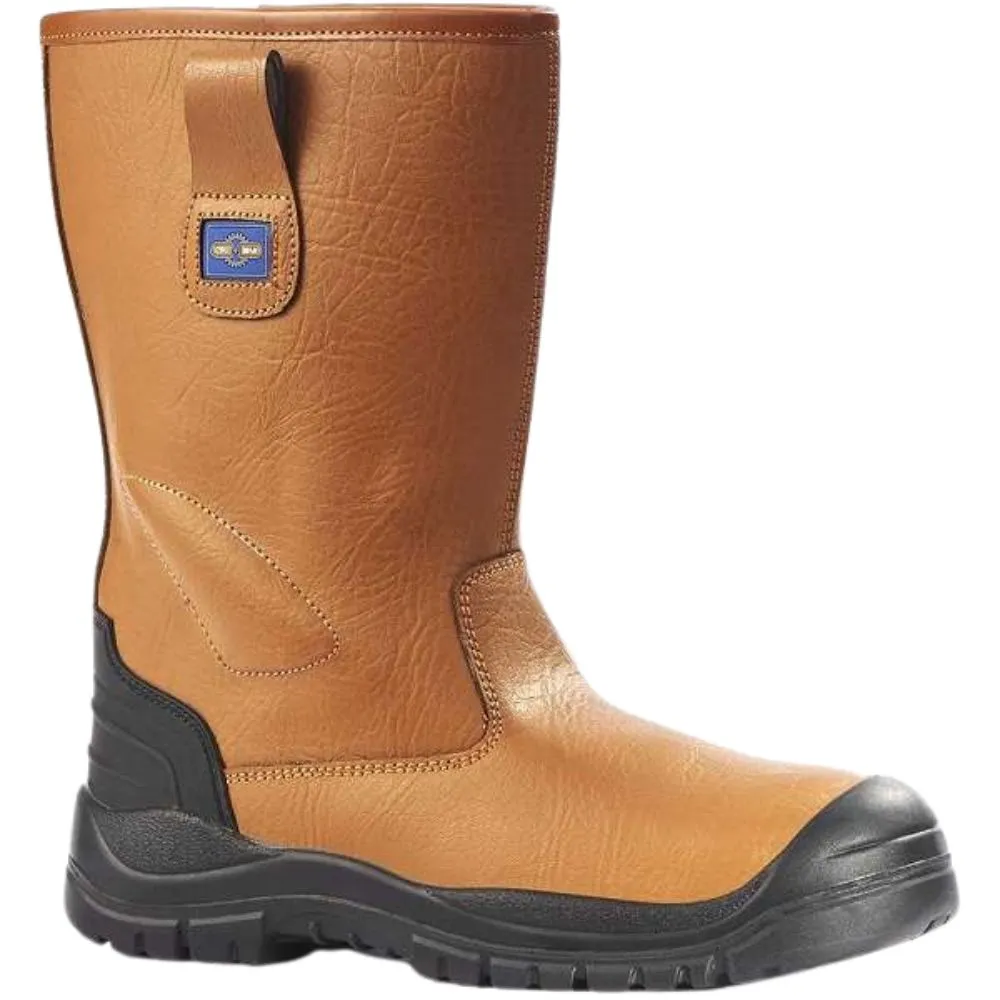 Proman | Chicago Fur-Lined S1P Safety Rigger Boot | Tan