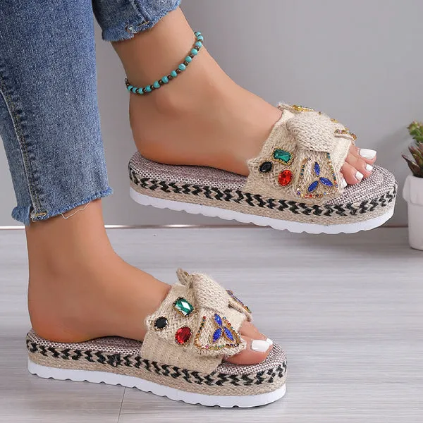 Purpdrank - Ginger Casual Patchwork Round Comfortable Shoes