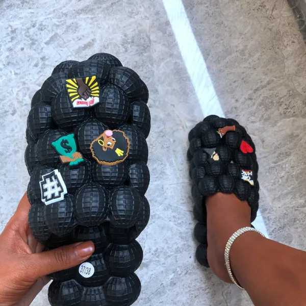Purpdrank - White Fashion Casual Living Hollowed Out Patchwork Round Comfortable Shoes
