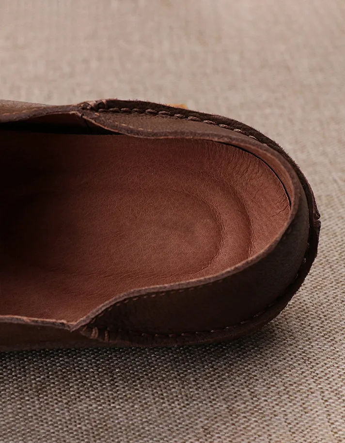 Real Leather Comfortable Suede Men's Loafers 38-44
