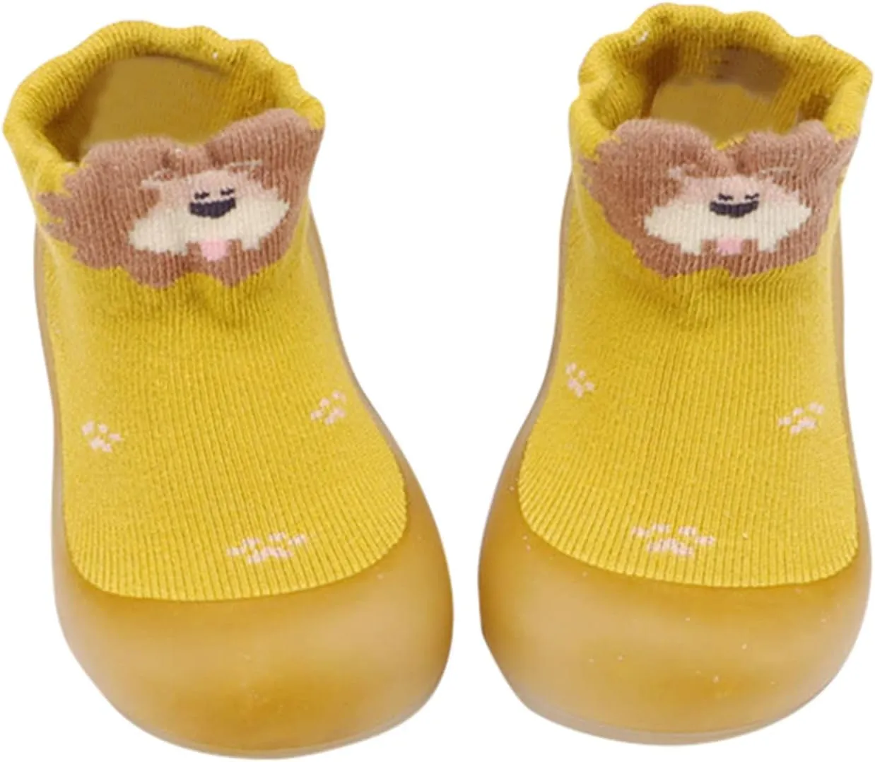 Slippers Infant Cozy Ankle Booties Non-Skid Slipper Shoes with Rubber Sole Soft Running Shoes for Infant Boys Girls