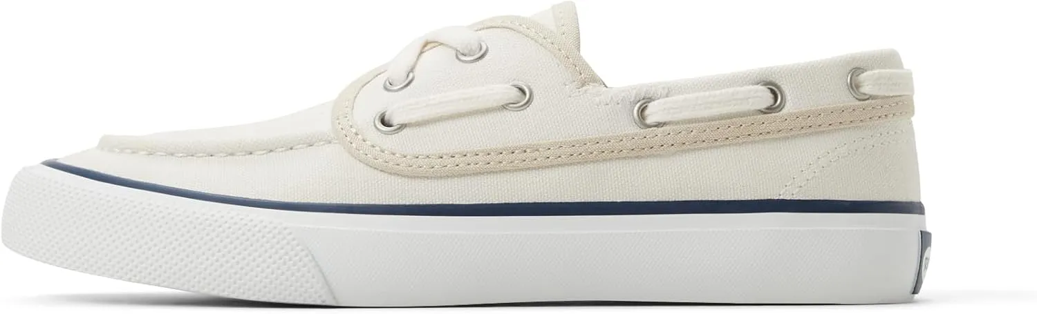 Sperry Women's Seamate Boat Shoe, Ecru, 8