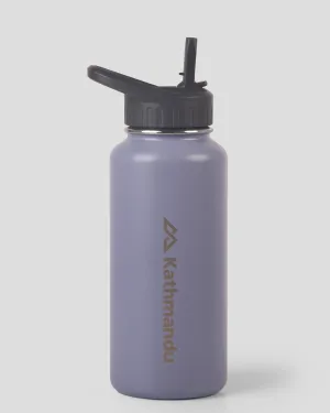 Straw Lid Insulated Bottle - 950 ml - Dark Haze
