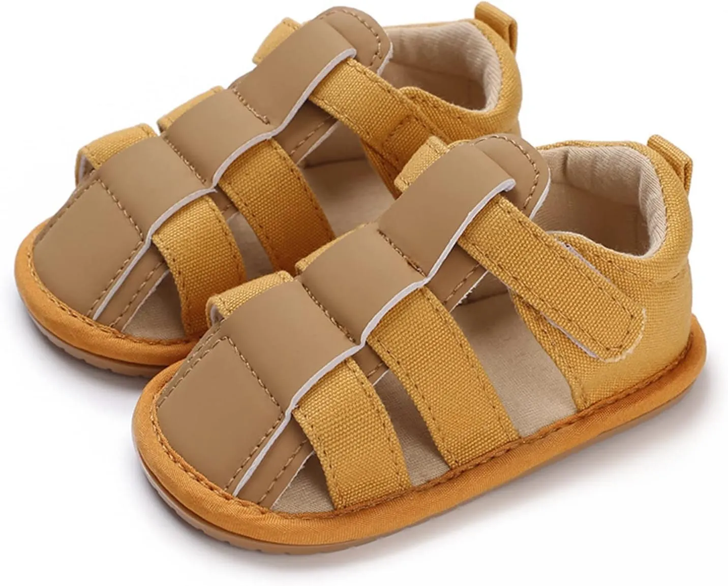 Toddler Canvas Ankle Sandals Open Toe Strap Flare Non Slip Summer Shoes Infant Newborn Breathable Gladiator Sandals